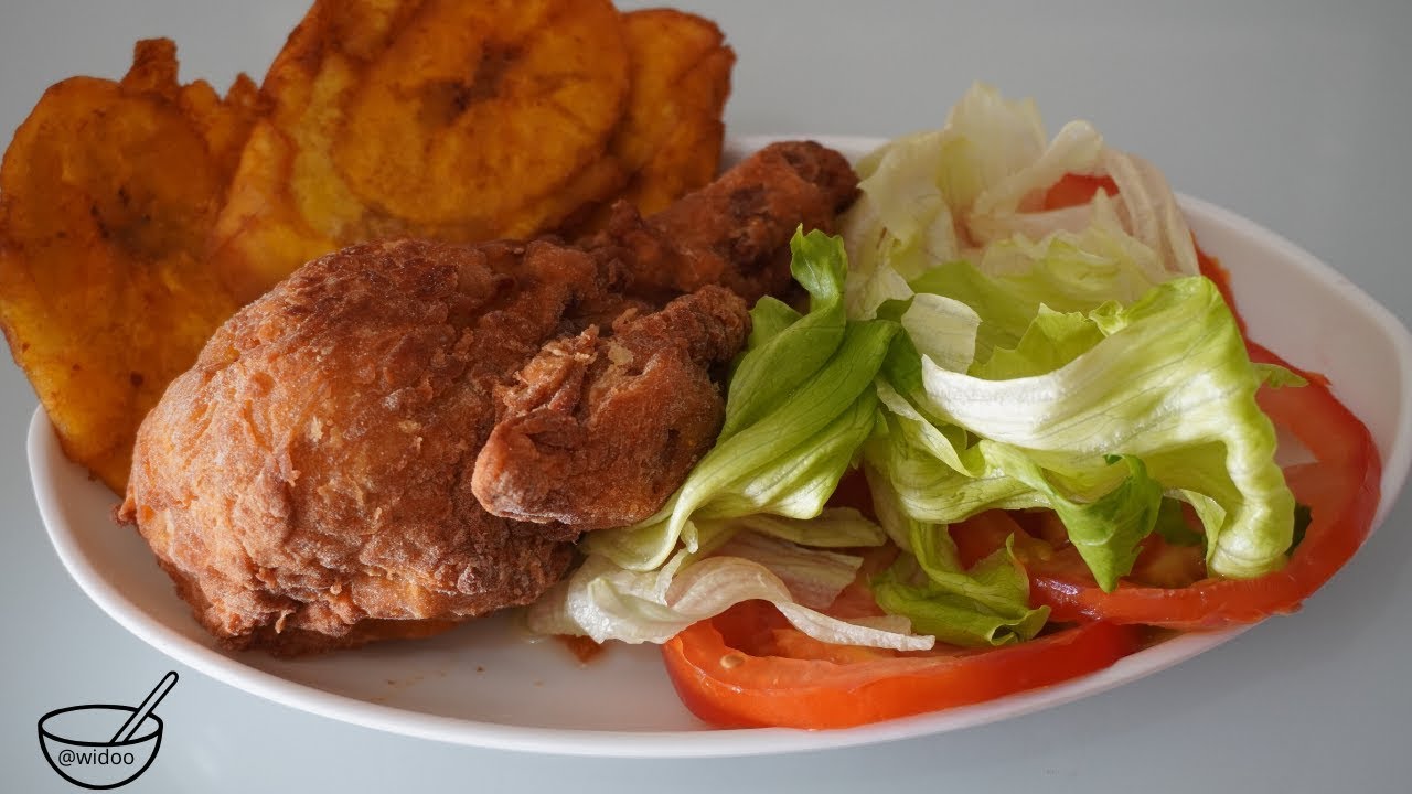 Men kóman pou fè poulet pané. Koupe dwèt