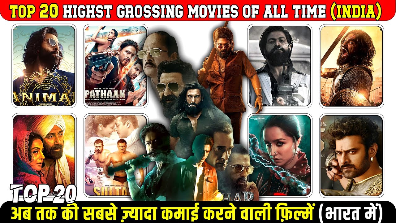 Top 20 Highest Grossing Indian Movies of All Time | Hindi Collection | Bollywood Box Office Records🔥