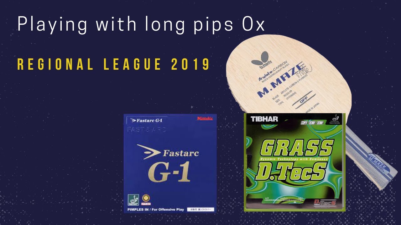Playing with Long Pips Ox - Regional League 2019 - São Paulo