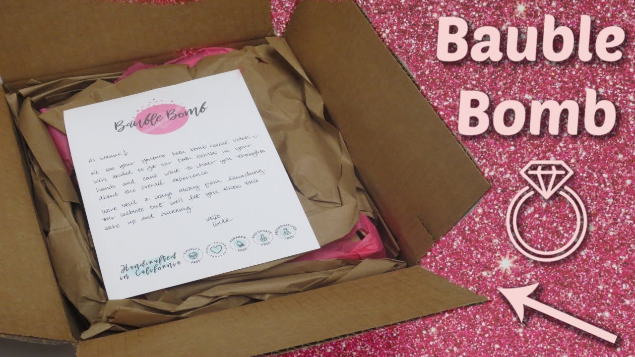 Bauble Bomb - Unboxing Hidden Jewelry Bath Bombs!