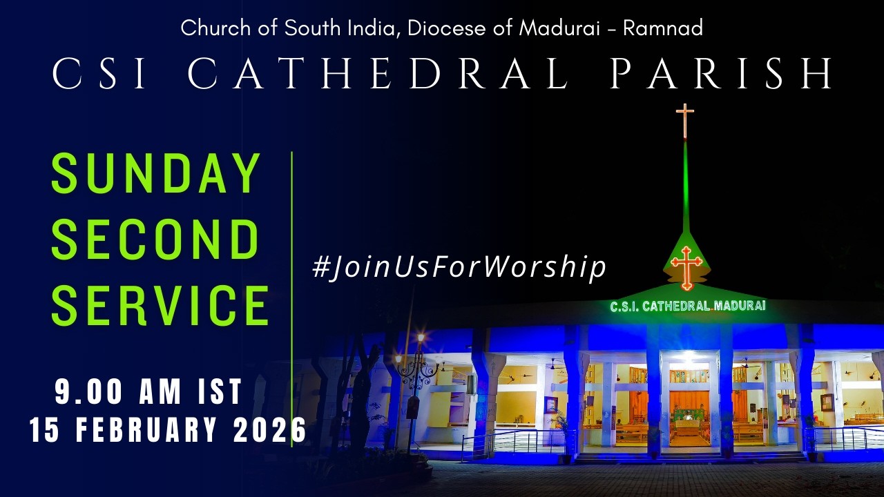 Second Service on 15.02.2026 | CSI Cathedral | 9.00 AM IST
