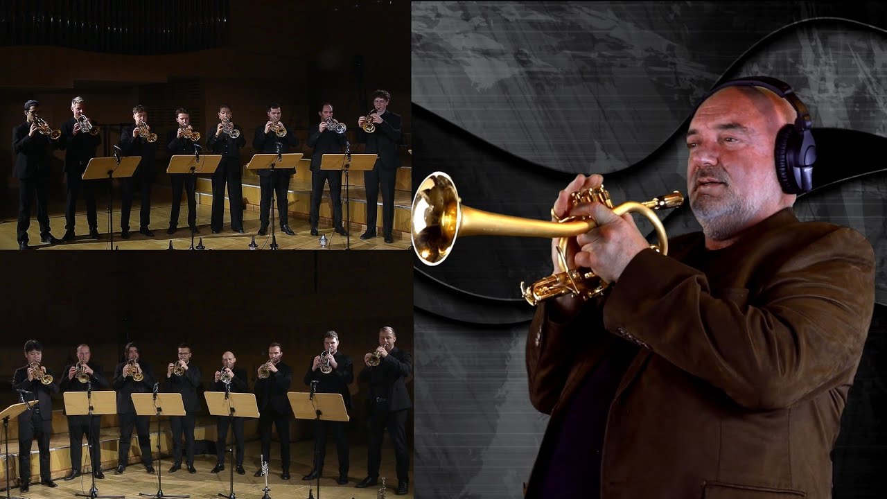 Trumpet Ensemble and James Morrison ELEGY FOR A LOST FRIEND  (Brossé)