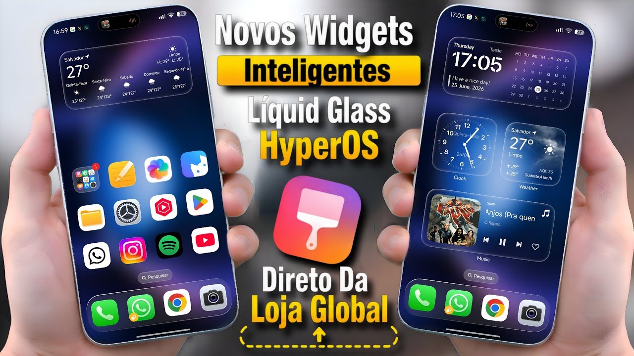 Exclusivo! Novos Widgets Inteligentes Direto Da Loja de Temas Global - Um S&oacute; Faz Tudo Isso