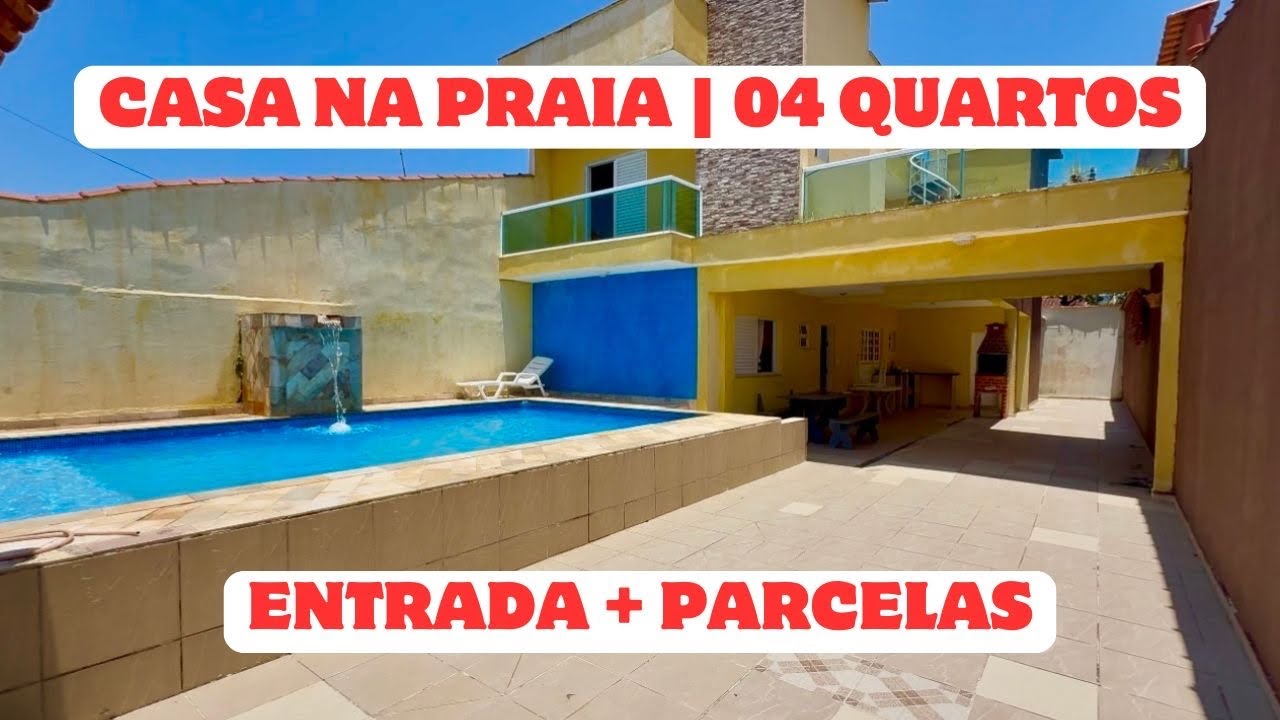 CASA NA PRAIA  ACEITANDO ENTRADA + PARCELAS EM ITANHAÉM/SP
