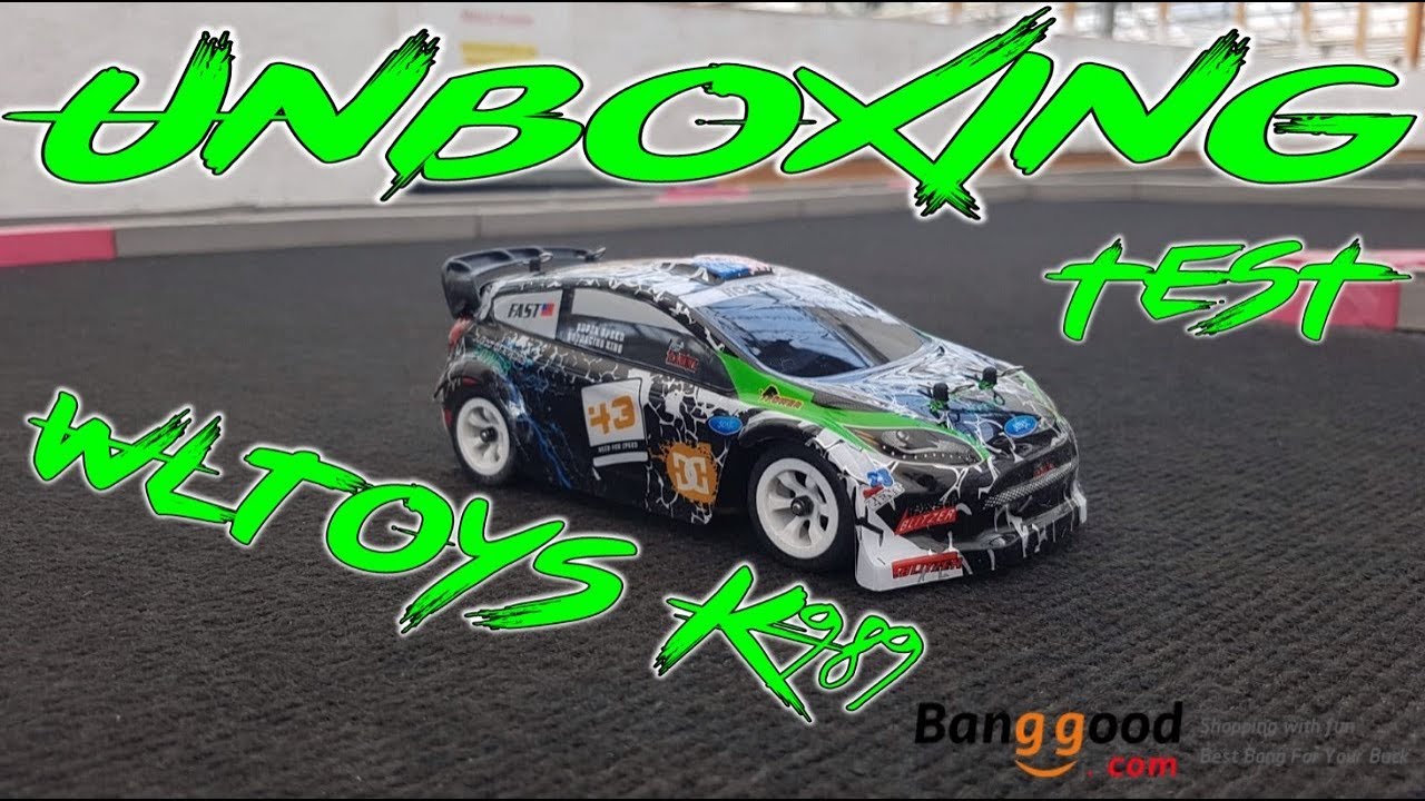 Wltoys K989 1/28 RC Rally Car Unboxing/Test | HD+ | Deutsch