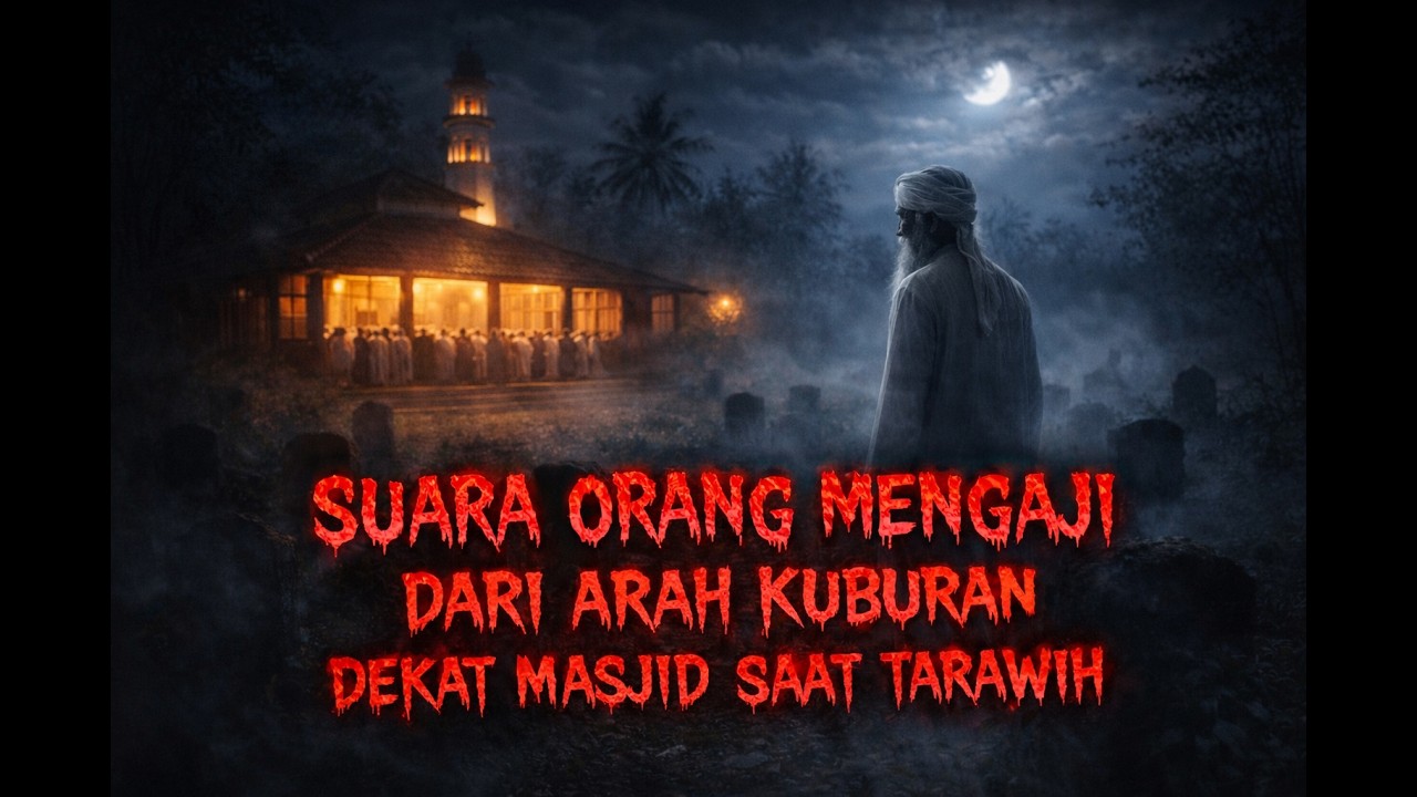 SUARA ORANG MENGAJI DARI ARAH KUBURAN DEKAT MASJID SAAT TARAWIH