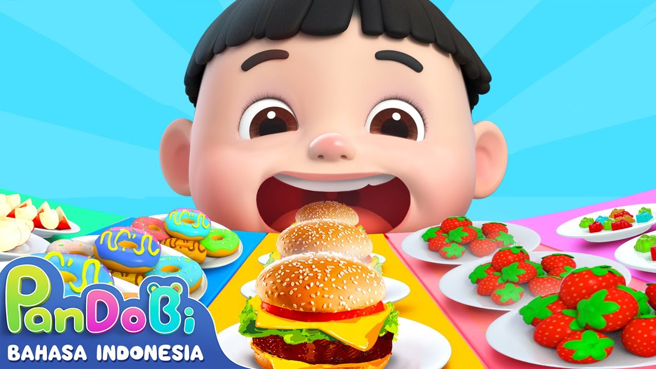 Makanan Sehat yang Enak | Lagu Makanan Anak | Lagu Anak-anak | Super Pandobi Bahasa Indonesia