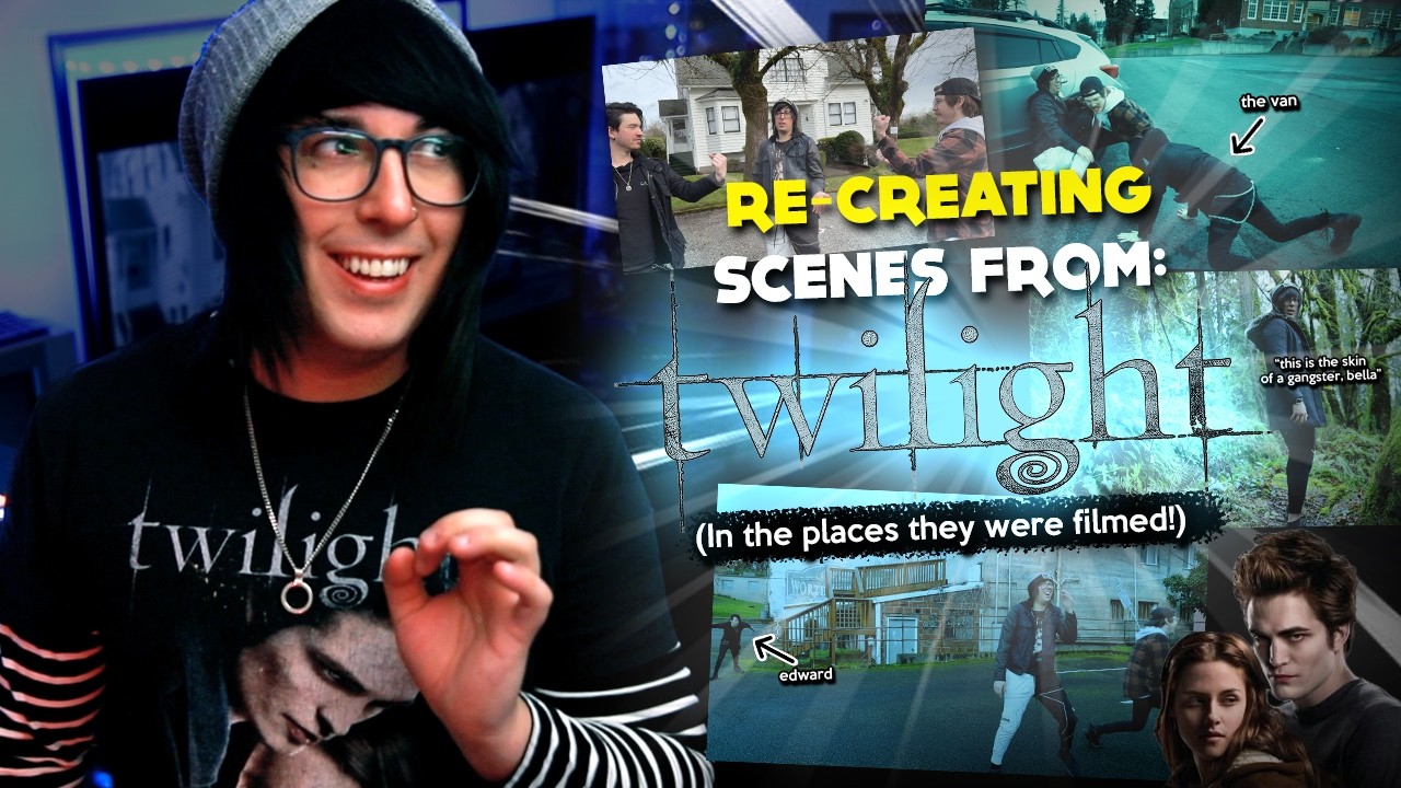 Re-creating scenes from TWILIGHT at the ACTUAL places it was filmed