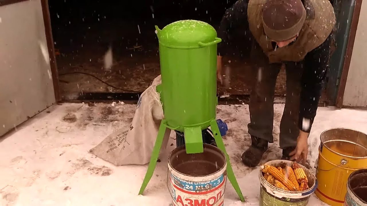Кукурузная лущилка своими руками