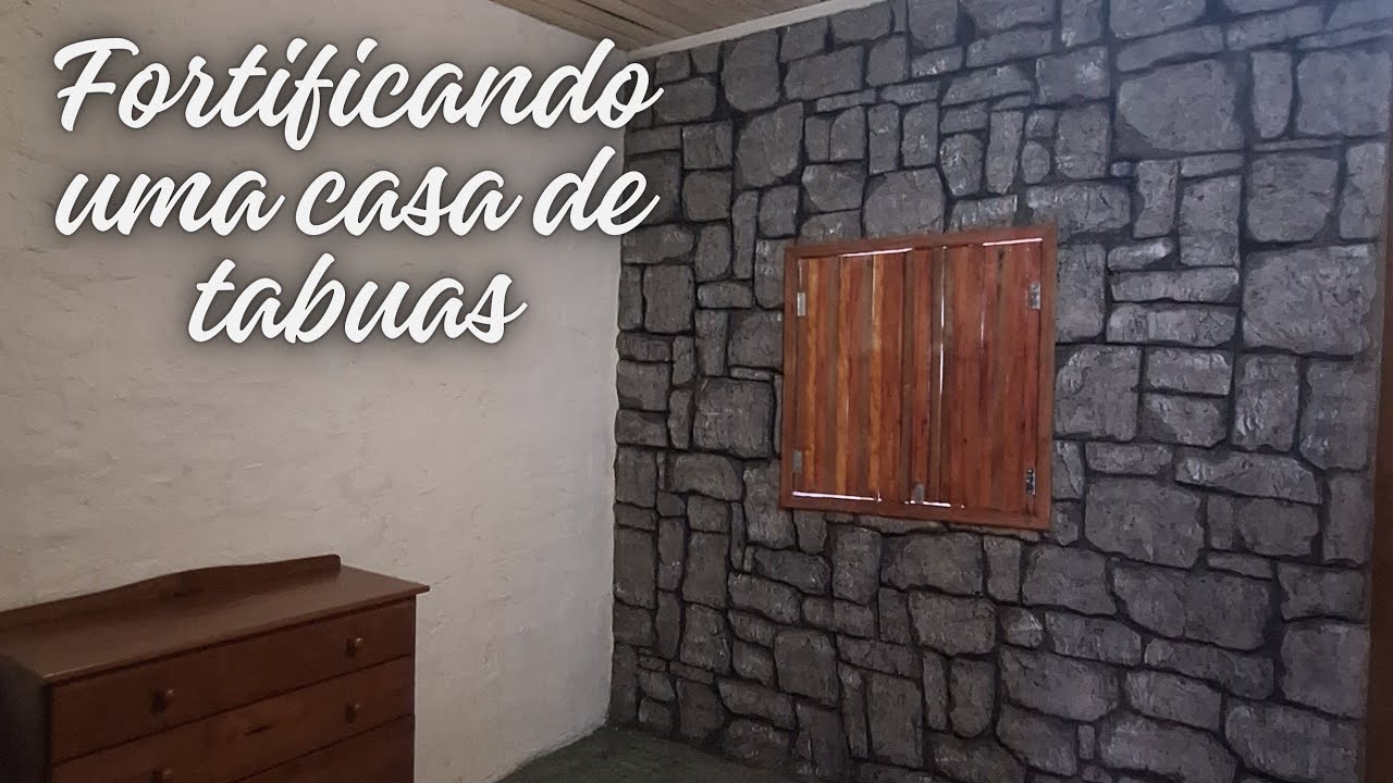 fortificando uma casa de t&aacute;buas! t&eacute;cnica ferrocimento.