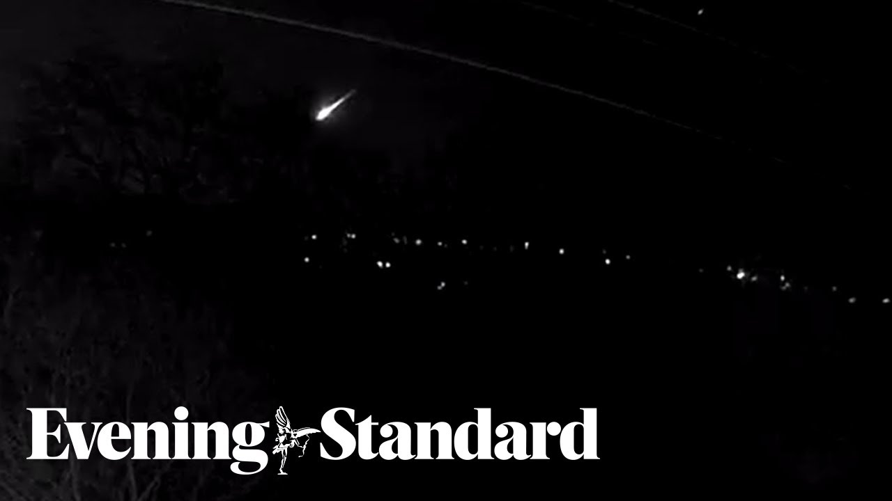 Fireball that lit up UK skies likely to be piece of asteroid, say scientists