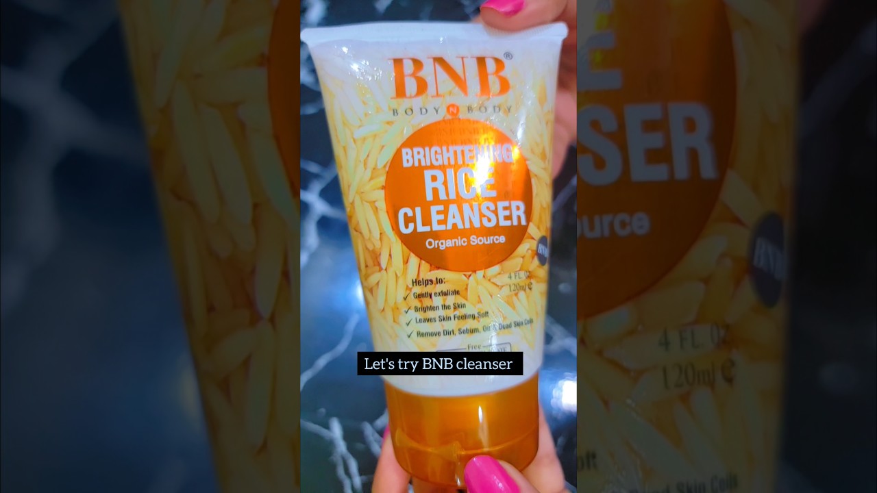 BNB rice cleanser 💤 #reviewsandremedies #glowingreview #bnb #cleanser #fypp #fy #viralshorts #viral