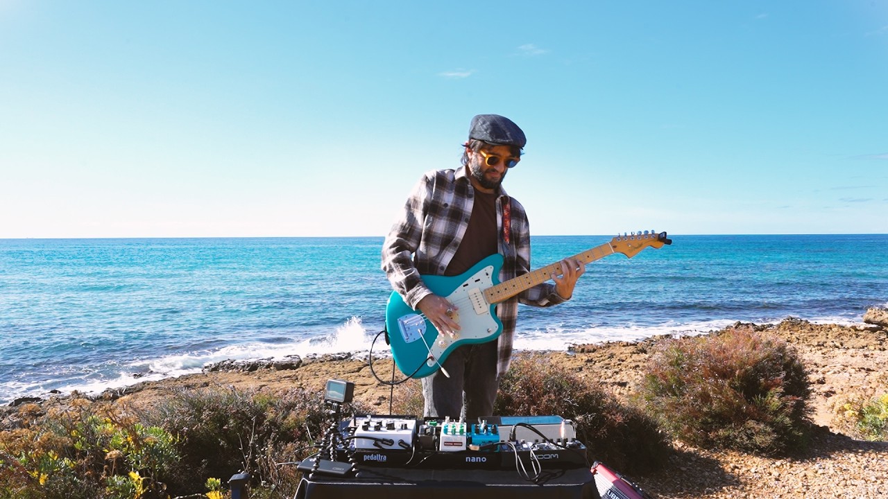Ambient Guitar Tones || Outdoor Music || Down By The Seaside Shoegaze Morning Drone