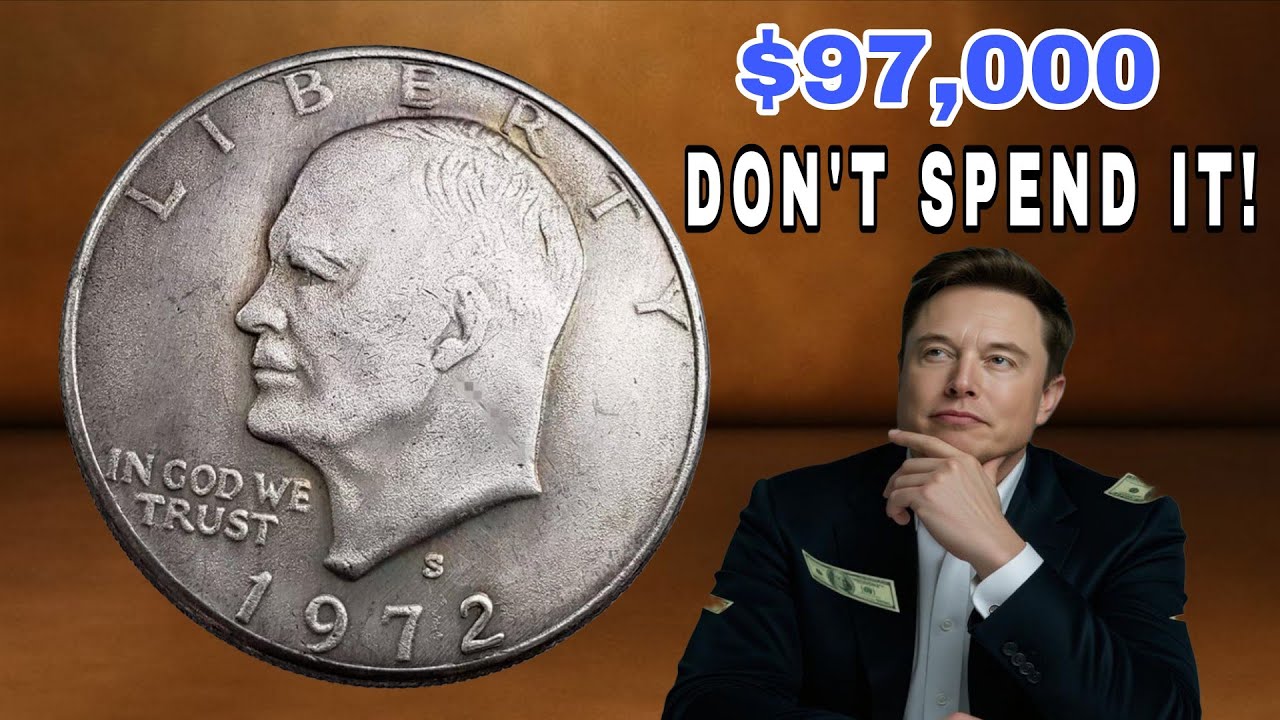 Rare 1972 Eisenhower Dollar Coin & 1972-D Worth Big Money! Valuable U.S. Dollar Coins to Look For