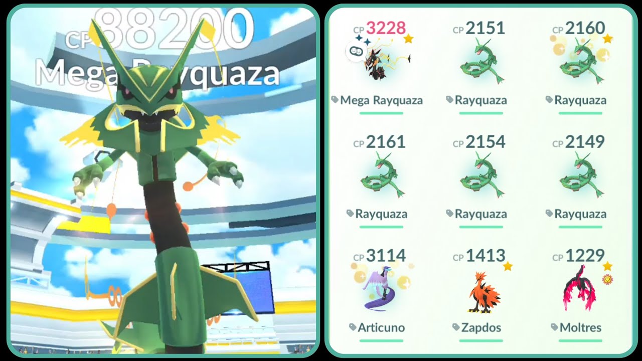 Pokémon GO — Elite Raid: Mega Rayquaza