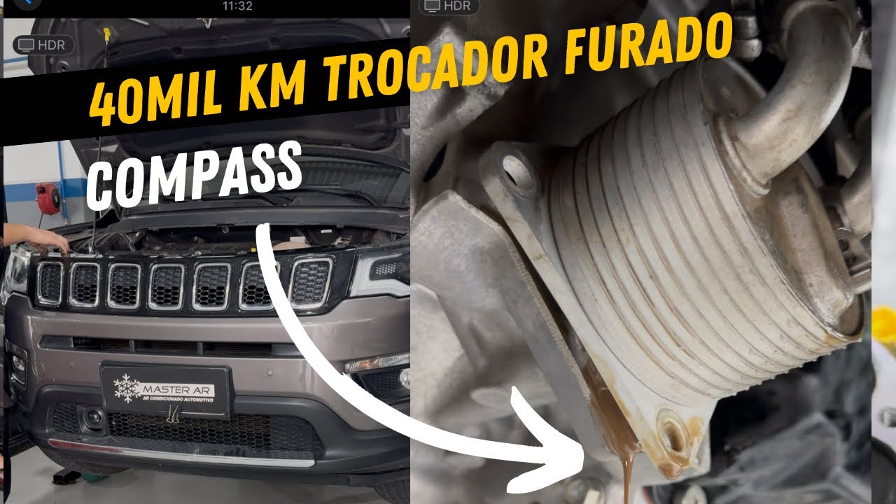 Compass com 40 Mil Km e o Trocador de Calor Já Furou! Cuidado com o Câmbio!