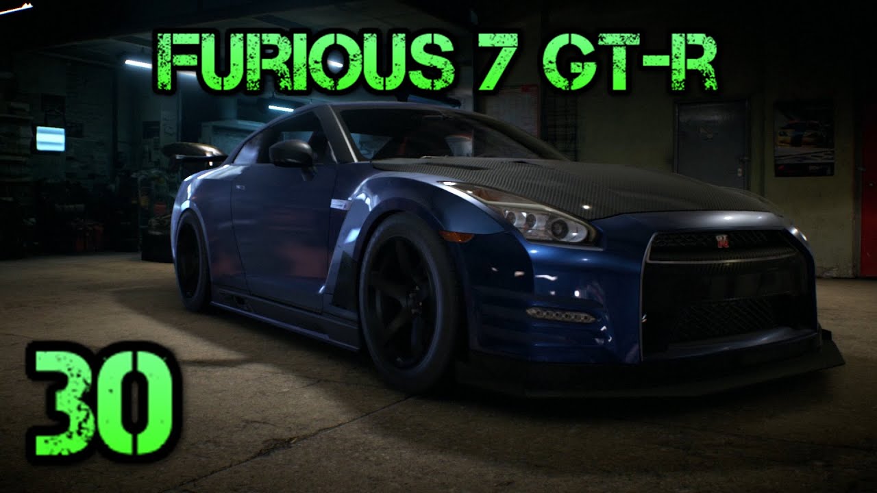 Need For Speed (2015) - Brian's NISSAN GT-R from FURIOUS 7!  Wrap and Customization!