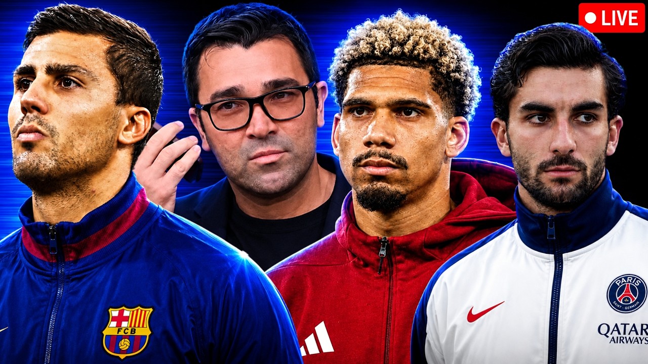 Rodri To Barca Updates + Araujo To LIverpool + Ferran to PSG !