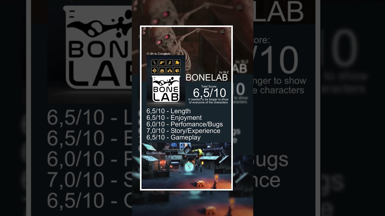 BONELAB - Stress Level Zero (Review) #bonelab #vr #boneworks #gaming #virtualreality #review #games