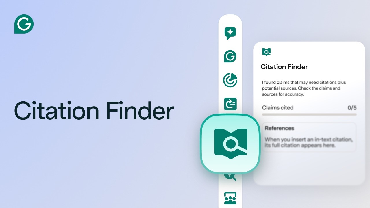 Find and Add Citations Fast With Grammarly