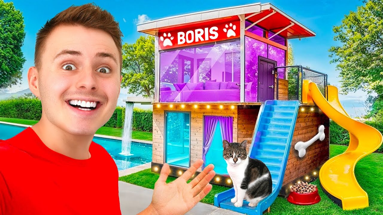 POSTAVIL JSEM ZA 100,000 Kč DŮM SVÉ KOČCE!!
