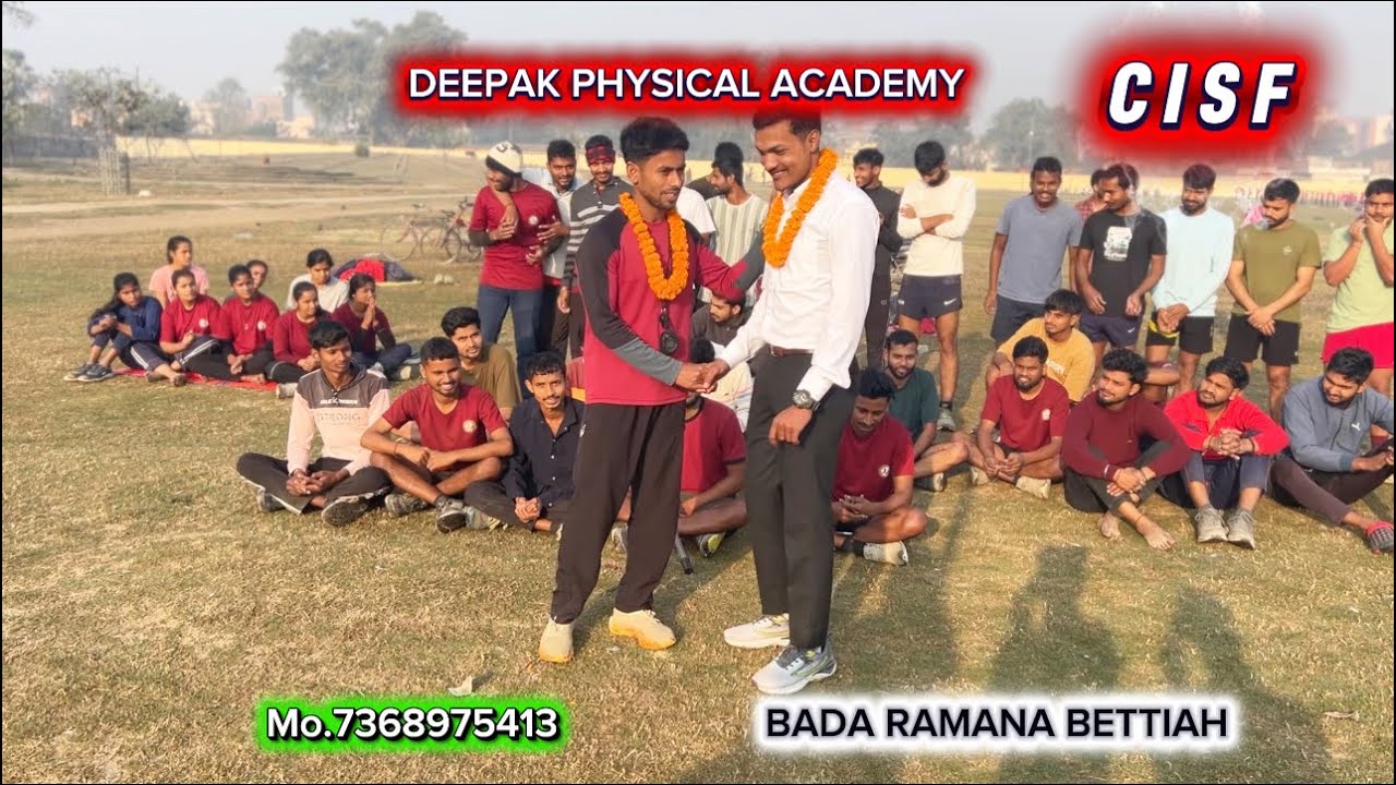 CISF FINAL✅❤️ SELECTION #cisf #cisffireman #ssc #reel #shortvideo #deepakphysicalacademy BETTIAH 