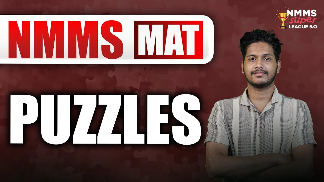 NMMS 2025 | Class 08 | MAT: Puzzle | NMMS Super League 5.0 | XandY Learning #nmms