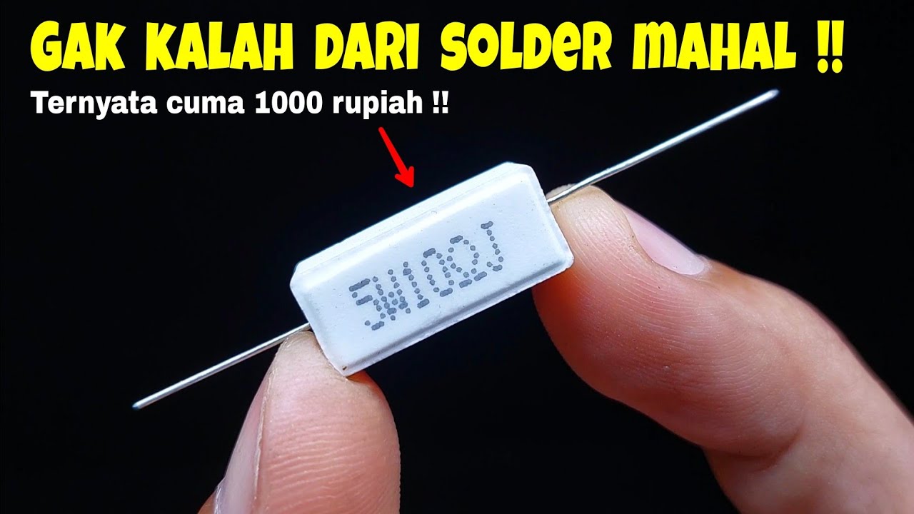 PANASNYA SUPER !! YANG GAK PUNYA SOLDER PAKAI INI SAJA !!