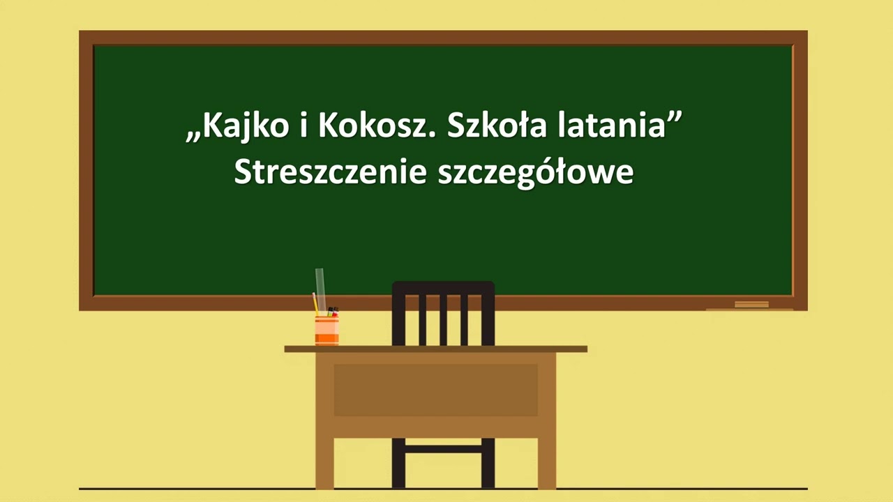 Kajko i Kokosz. Szkoła latania - streszczenie szczeg&oacute;łowe