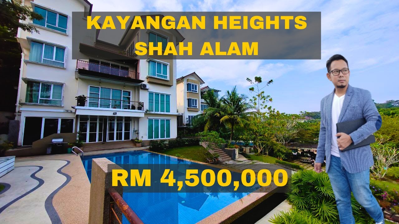 Kayangan Heights Luxury Bungalow: 8+1 Beds, 8+1 Baths, RM 4.5M. Contact Saiful Suffian: 011-60993708