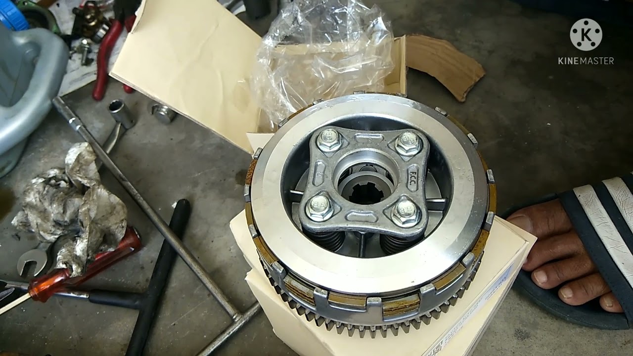 tukar clutch dan auto honda ex5 dream
