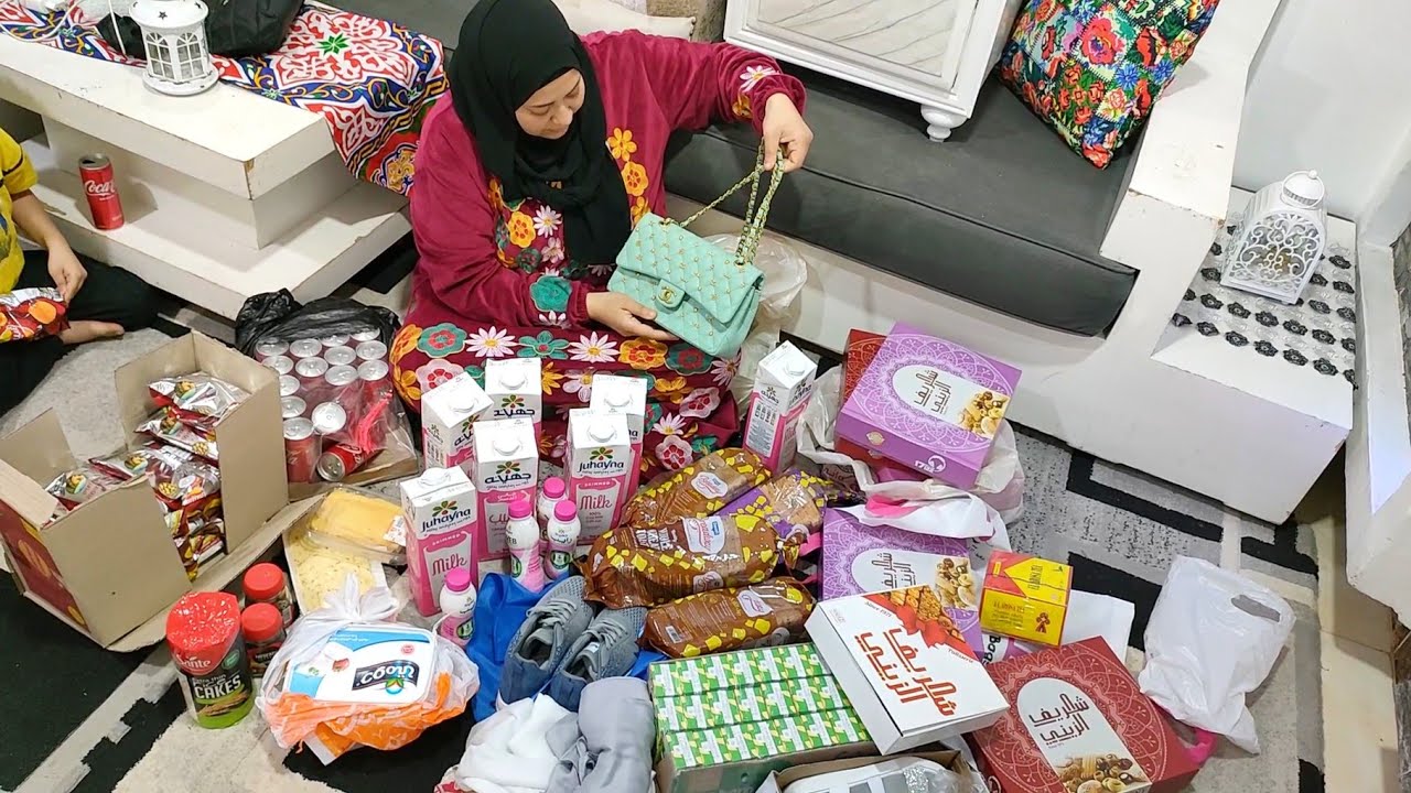 مفجأة هدى ليه بعد الفطار 🎉 جابتلى العيد💃وعمرت بيتى بخيرات ربنا🥹الله يعطيكى حتى يرضيكى