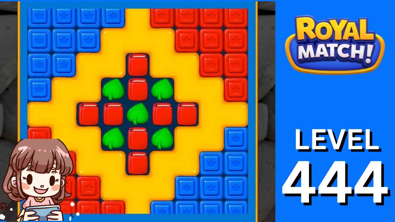 Royal Match 444 (No Boosters) 👑⚜️