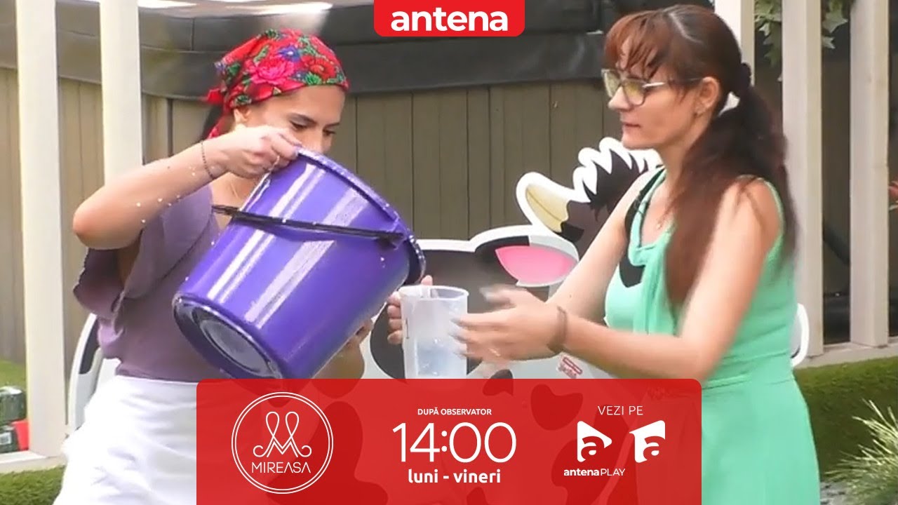 Fetele, puse să mulgă vaca! Cine a fost cea mai îndemânatică