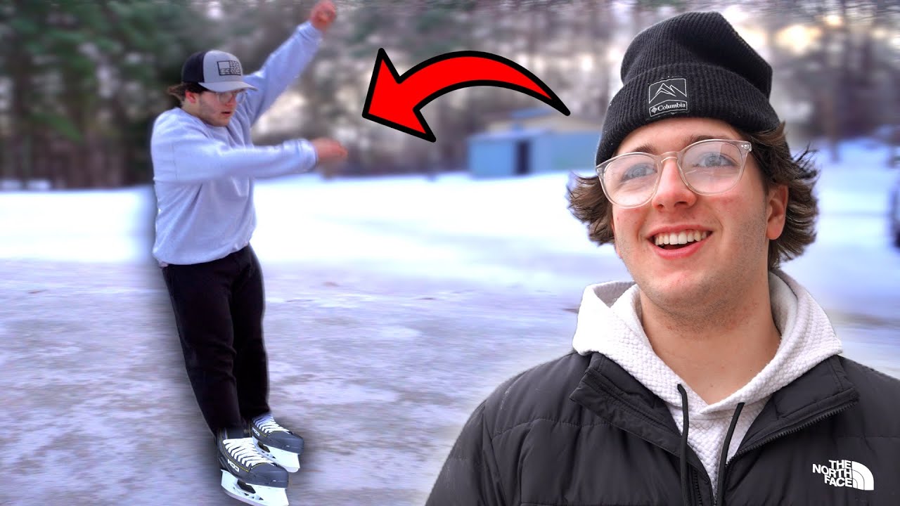 Ice Skating in my Front Yard!