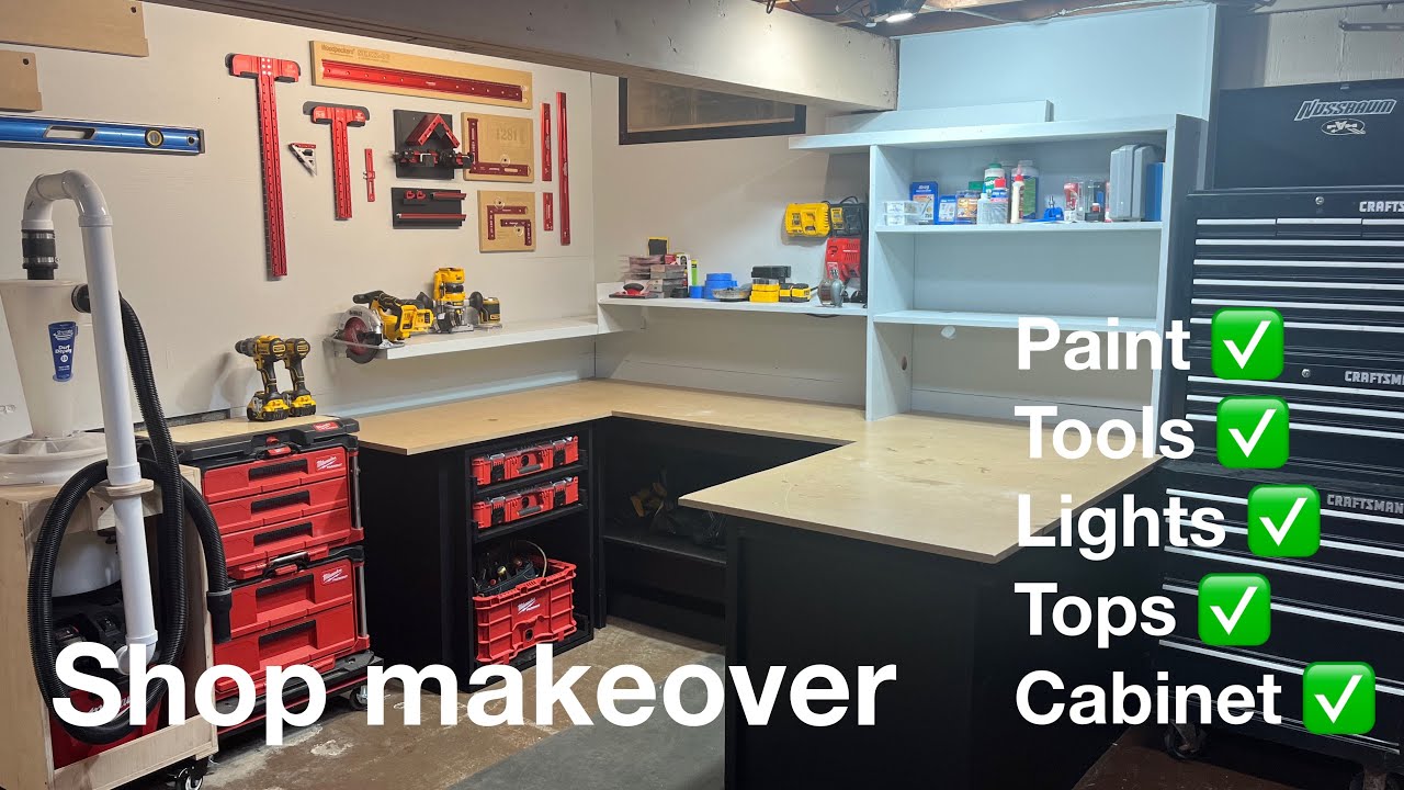 Workshop Makeover // Before and After