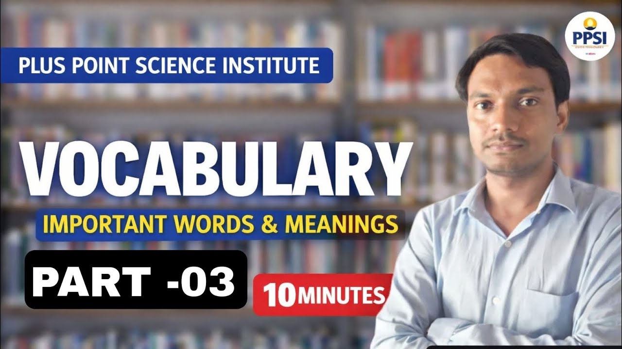 ENGLISH VOCAB| PART 03|BY-VIKASH SIR |