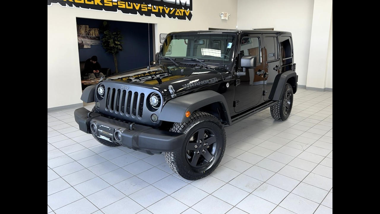 2016 Jeep Wrangler Unlimited Black Bear Virtual Test Drive | ENE Motors - Racine, WI