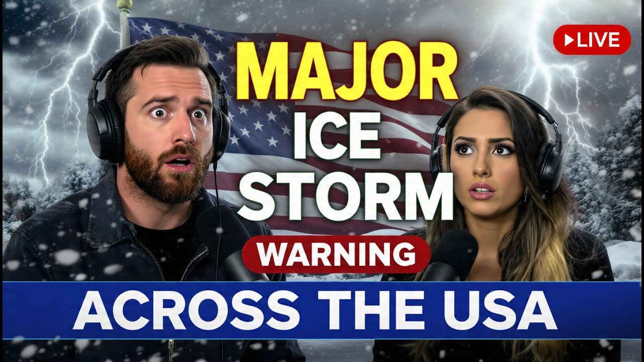 Learn English With Real Weather News | USA Winter Storm Podcast (B1–B2–C1 Conversation Practice)