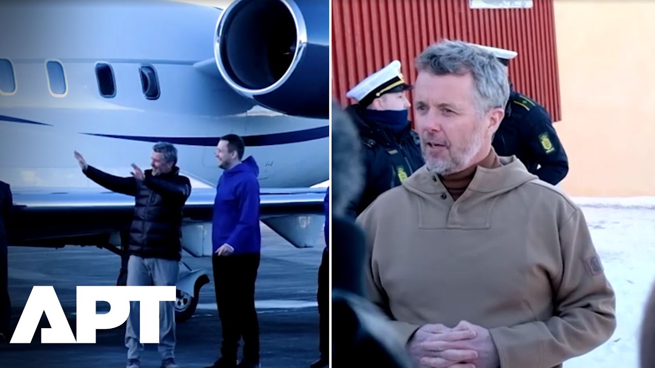 WATCH | Denmark's King Frederik Lands in Greenland as Trump Eyes Arctic Island | APT