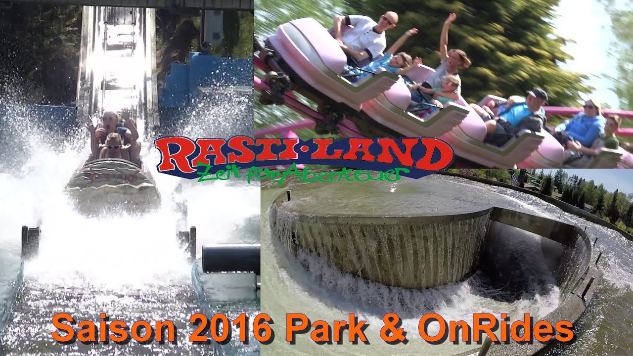 Rastiland 2016 - Park - Fahrgeschäfte - OnRides - Rasti-land - Parkvideo 2016 Niedersachen