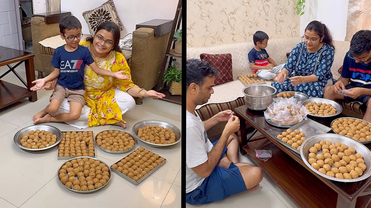 251 ladoo ka bhog lagaya