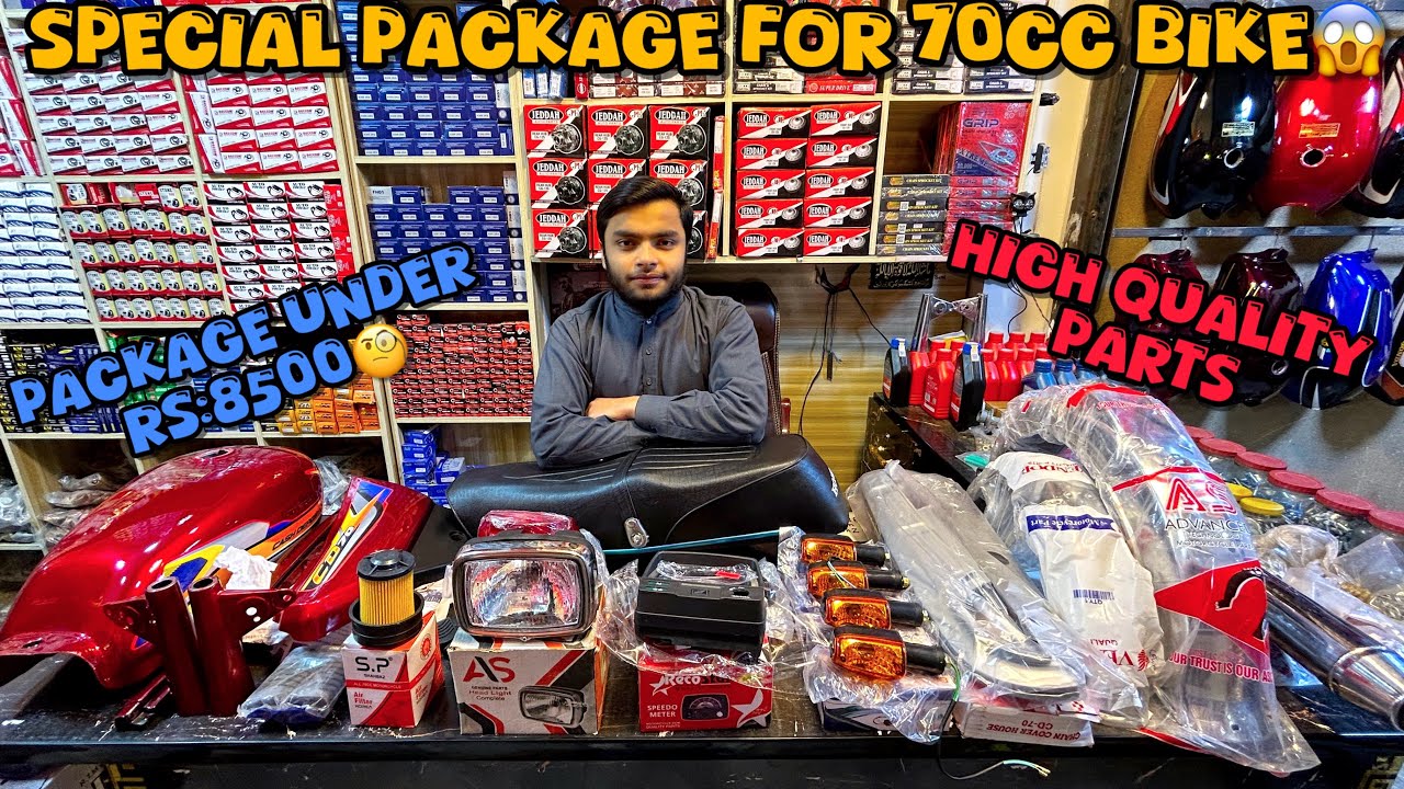 Motorcycle Restoration Package For 70cc😎🔥|| Pak Moto