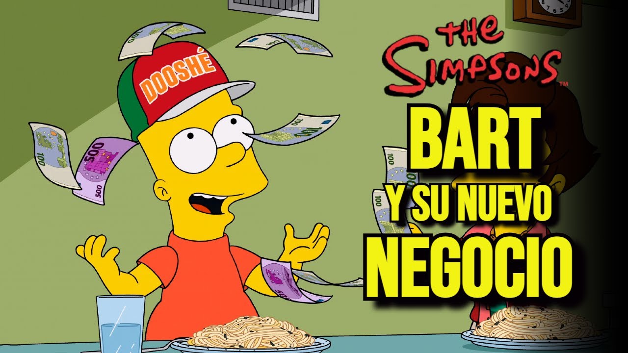 Los Simpson Bart Gana Dinero con su Amigo Italiano resumen | Utacaramba