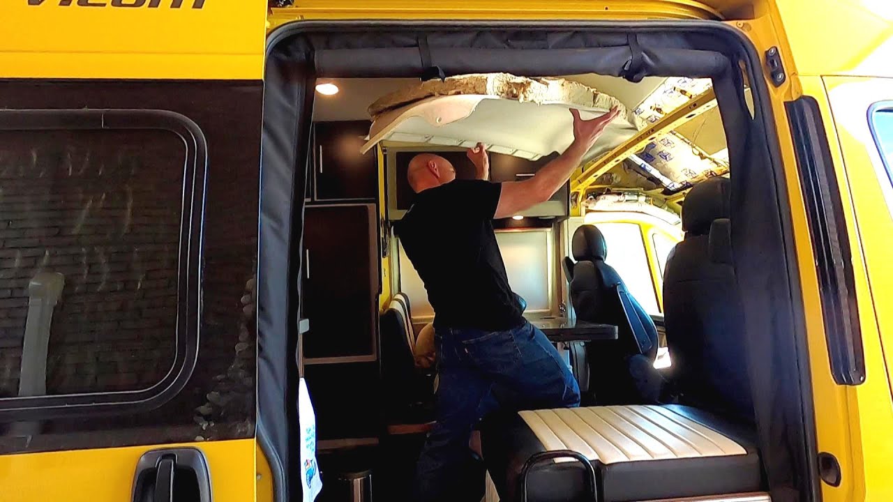 Insulating and Reinstalling the ProMaster Headliner!
