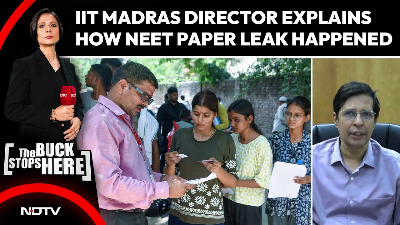 Как произошла утечка материалов NEET? Объясняет директор IIT Madras В. Камакоти