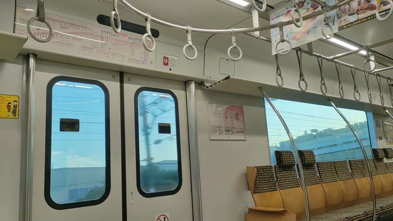 817系3000番台　走行動画　小倉（JA28）→戸畑（JA26）