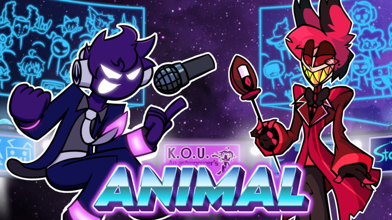 Friday Night Funkin Animal (Demar Mix) But Void And Alastor Sing It