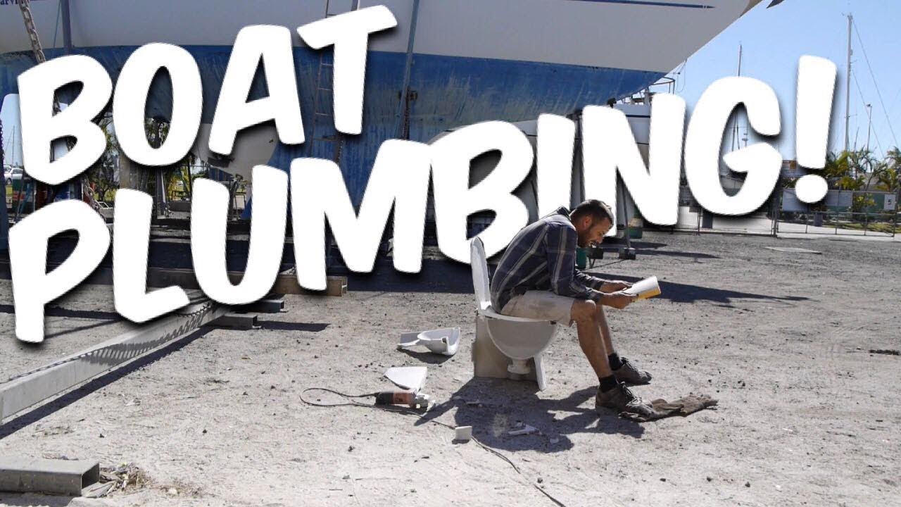 USING HARD PVC FOR BOAT PLUMBING - Steel Boat Adventures BRUPEG (Ep. 32)