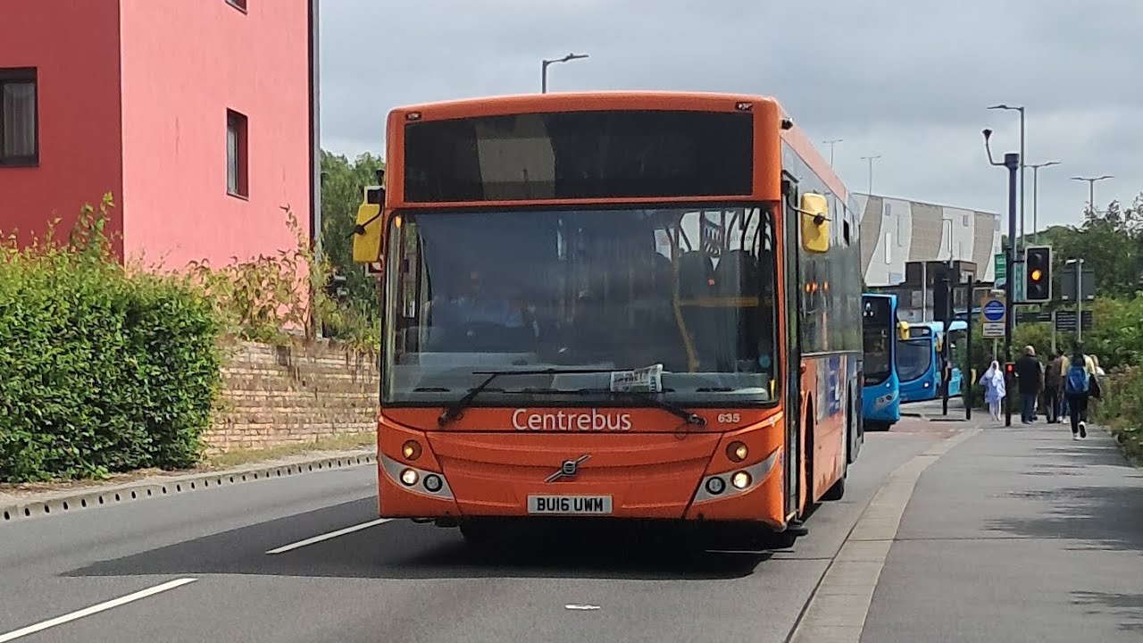 *Nice ride* on centrebus volvo B8RLE MCV Evolution 635 BU16UWN on route B